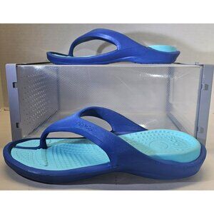 Crocs Unisex Turquoise/Blue Athens Flip Flop Thong  Sandals Size Men's7-Women's9